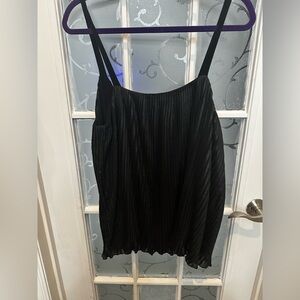 Elegant Black Pleated top